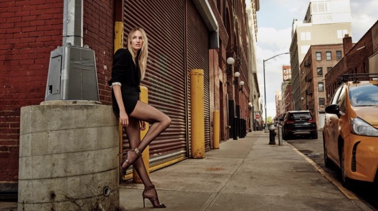 Candice Swanepoel Flaunts Her Legs in Schutz Fall 2022 Campaign