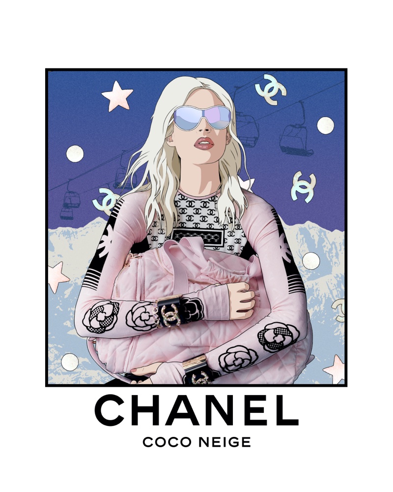 Chanel Coco Neige Illustrations 2022