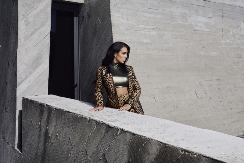 Georgina Rodriguez Animal Print Genny Campaign