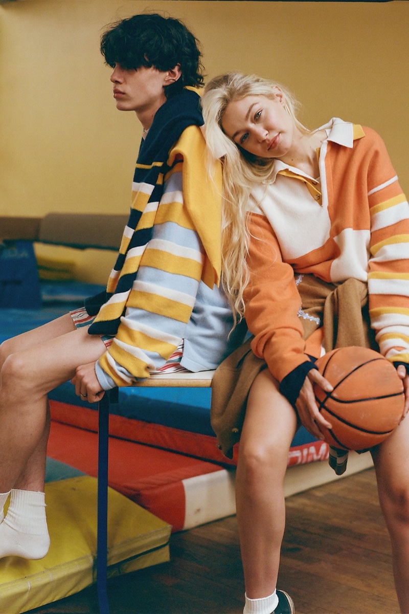 Gigi Hadid Basketball Photoshoot