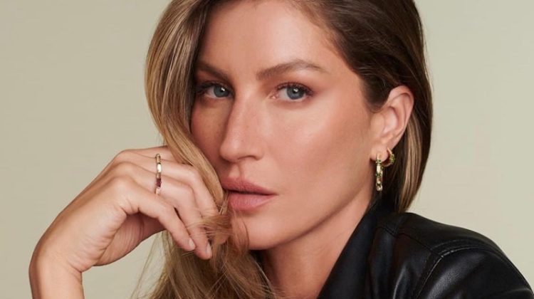 Gisele Bundchen Leather Jacket 2022 Vivara