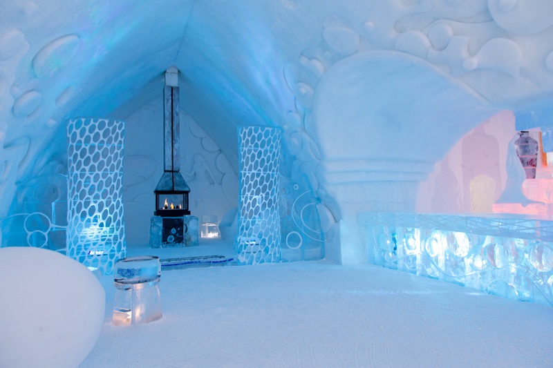 Hotel de Glace Ice Hotel Interior