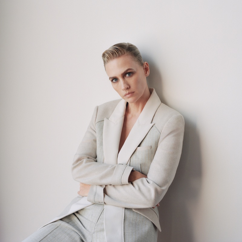 January Jones Jonathan Simkhai Fall 2022 Campaign