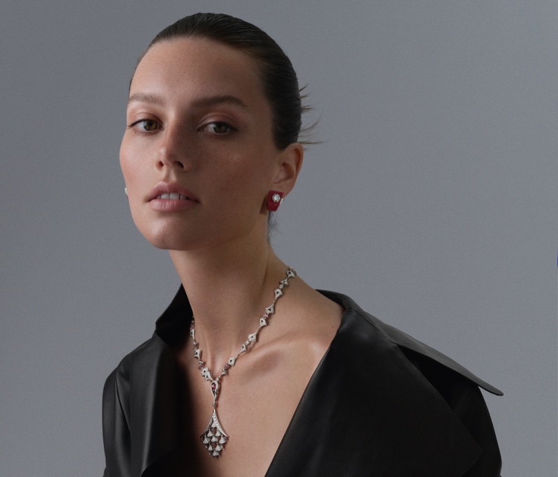 Jasmine Dwyer Shines in High Jewelry for ELLE Germany