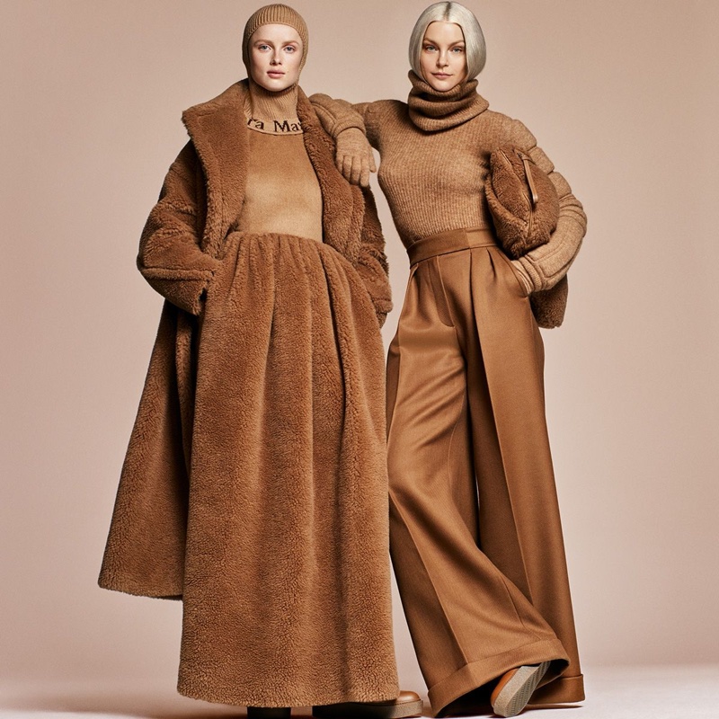 Max Mara Brown Coats Fall 2022