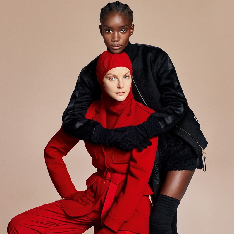 Max Mara Fall 2022 Campaign Models