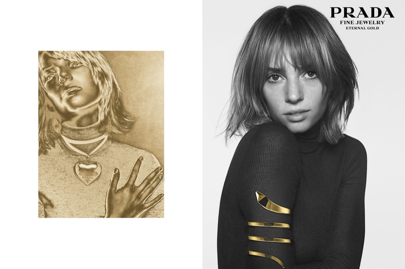 Maya Hawke Prada Fine Jewelry 2022 Campaign