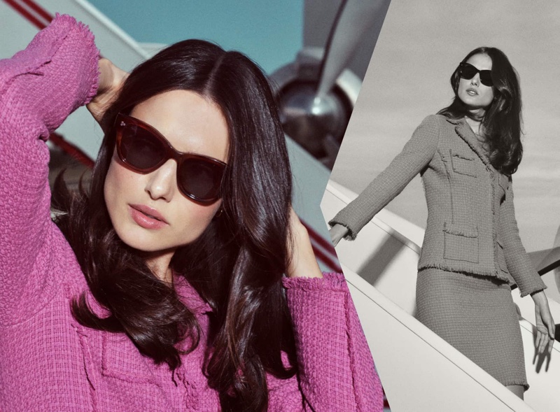 Blanca Padilla Oliver Peoples Fall 2022 Sunglasses Campaign