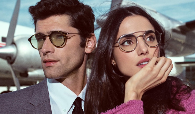 Blanca & Pyper Model '60s Glasses for Oliver Peoples Fall 2022 Campaign