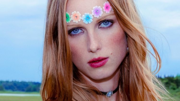 Rianne van Rompaey Flower Makeup