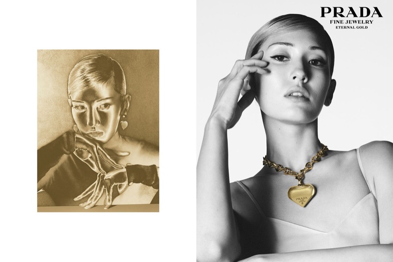 Somi Jeon Prada Fine Jewelry 2022 Campaign