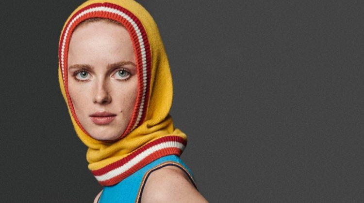 Rianne van Rompaey Strikes a Pose for Benetton Fall 2022 Campaign