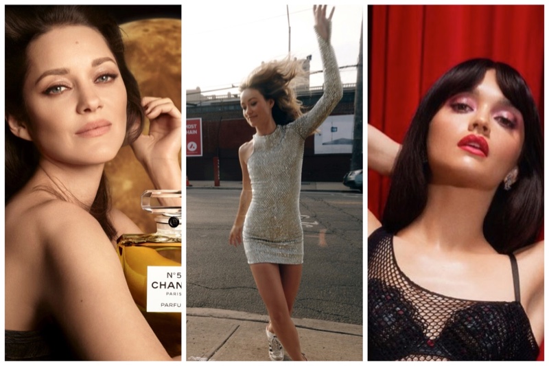 Week in Review: Olivia Wilde for ELLE US, Marion Cotillard for Chanel No. 5 Holiday 2022 campaign, and Olivia Cooke for Savage X Fenty.