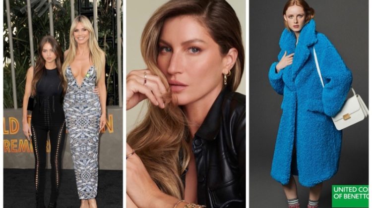 Week in Review: Leni and Heidi Klum, Gisele Bundchen for Vivara 60th Anniversary, and Rianne van Rompaey in Benetton fall 2022 campaign.