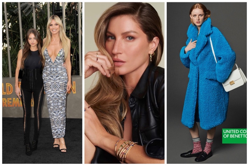 Week in Review: Leni and Heidi Klum, Gisele Bundchen for Vivara 60th Anniversary, and Rianne van Rompaey in Benetton fall 2022 campaign.