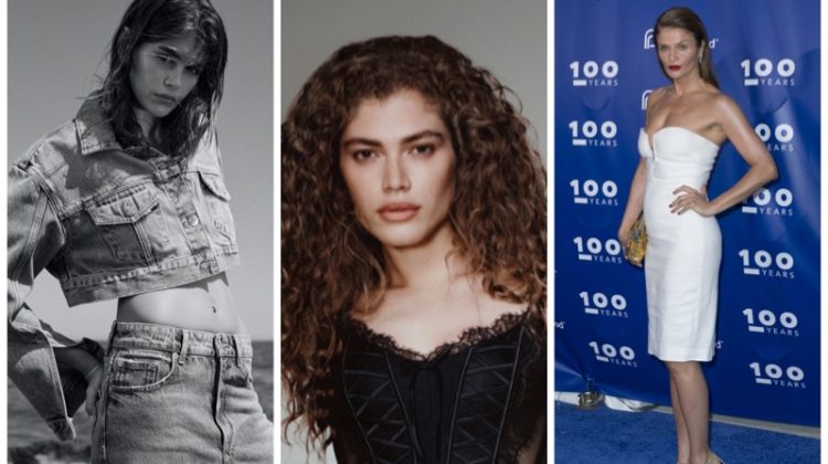 Week in Review: Kaia Gerber for Kaia x Zara collection, Valentina Sampaio in Victoria's Secret Undefinable campaign, and Helena Christensen.