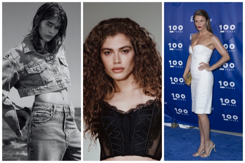 Week in Review: Kaia Gerber for Kaia x Zara collection, Valentina Sampaio in Victoria's Secret Undefinable campaign, and Helena Christensen.