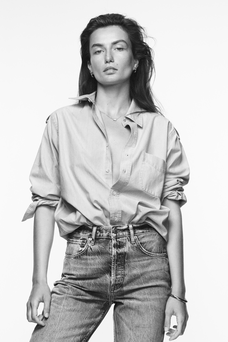Andreea Diaconu Takes on the Classics With Zara's Limited Edition Collection