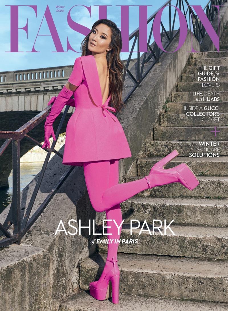 Ashley Park FASHION Magazine Winter 2023 Cover
