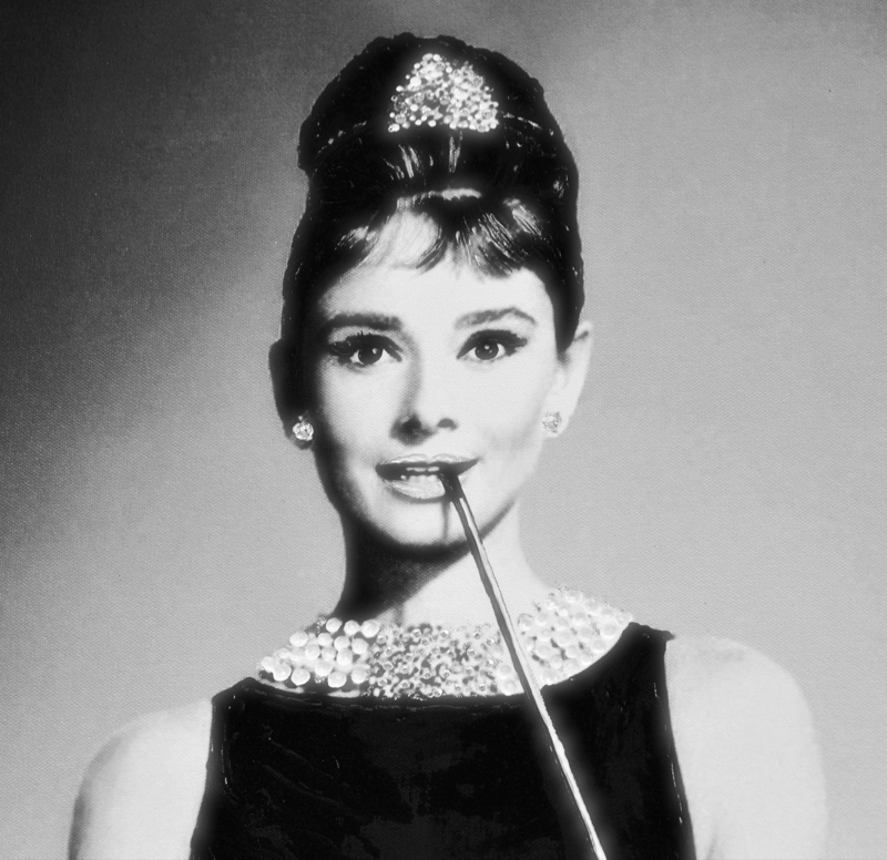 Audrey Hepburn Breakfast Tiffanys Print