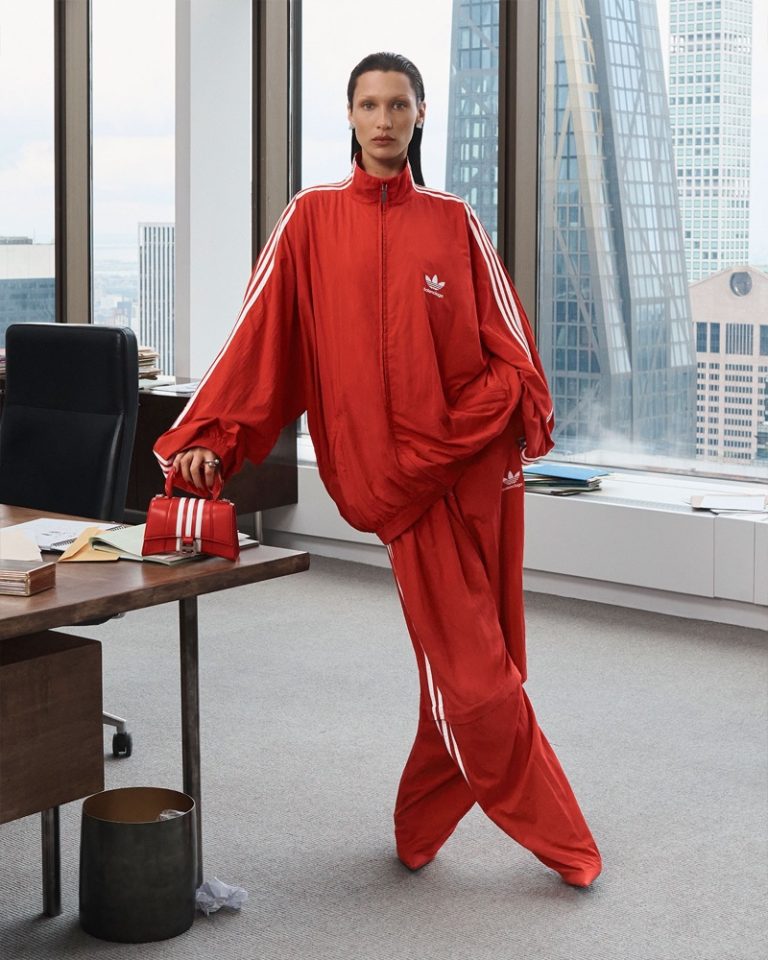 Bella Hadid Balenciaga x adidas Campaign 2022
