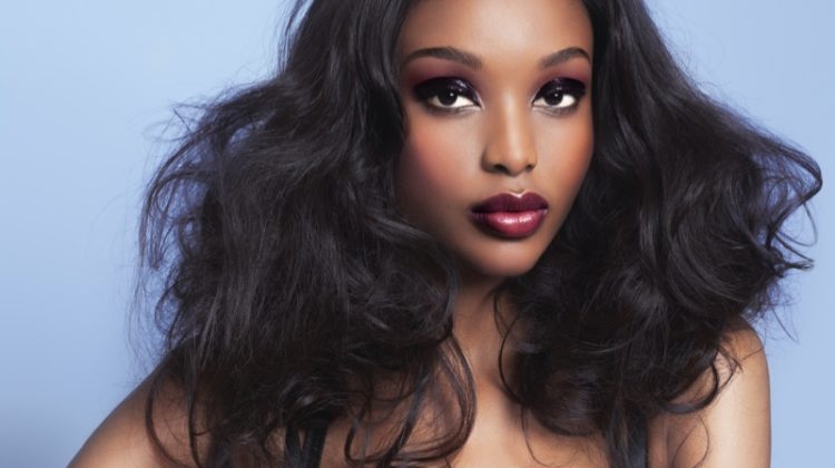 Black Model Beauty Messy Wavy Hair Wig