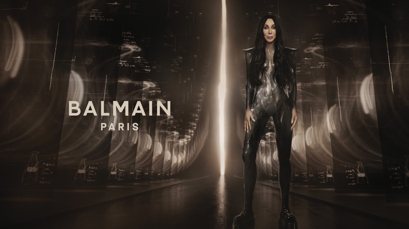 Balmain Blaze Bag Campaign Cher Fall 2022