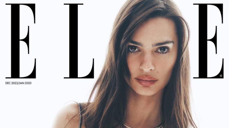 Emily Ratajkowski Impresses On ELLE UK December 2022 Cover