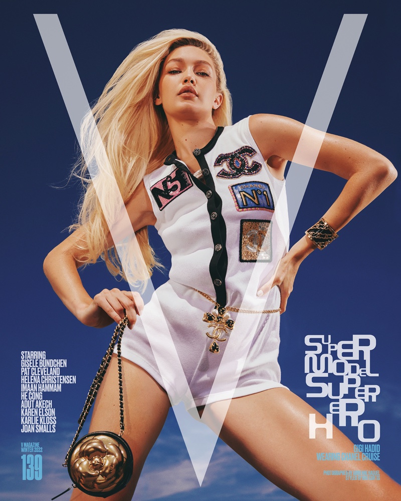 Gigi Hadid V Magazine Winter 2022 Cover
