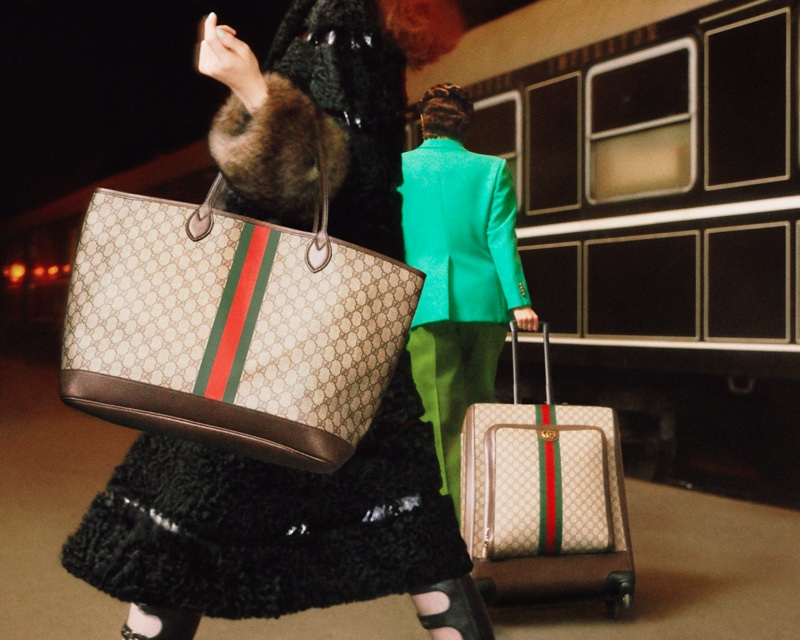 Gucci's 2022 Gift Campaign Takes a Glam Train Trip