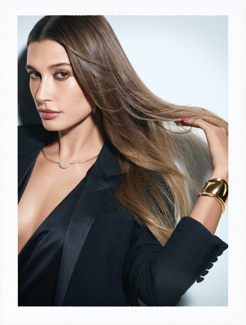 Hailey Bieber Hair Tiffany Co Campaign