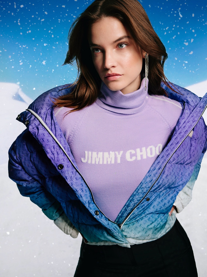 Barbara Palvin Sports Ski Style in Jimmy Choo Snow Capsule