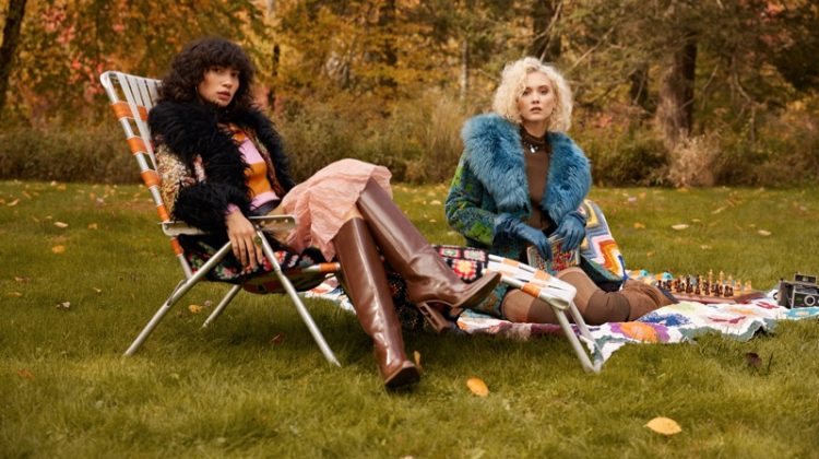 Madison & Liesl Pose in Countryside Looks for L’Officiel Arabia