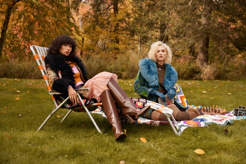 Madison & Liesl Pose in Countryside Looks for L'Officiel Arabia
