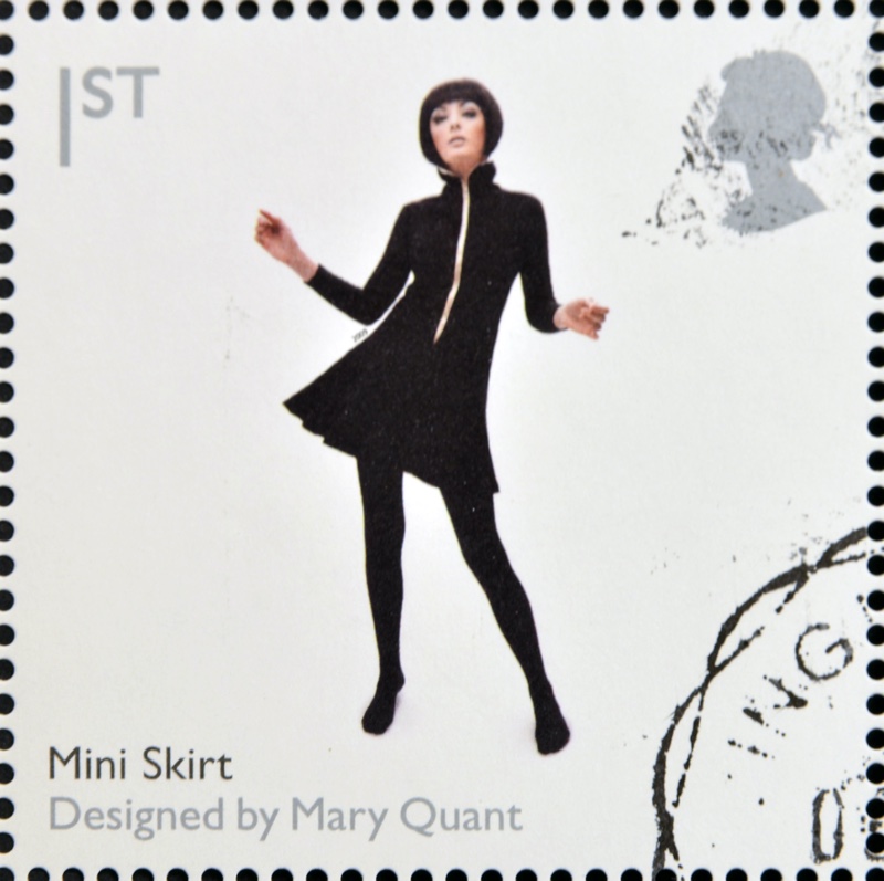 Designer Mary Quant Mini Skirt Stamp