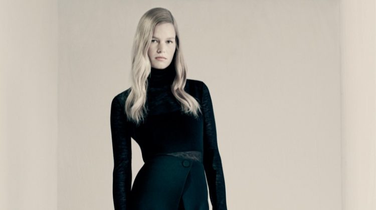 Anna Ewers Stands Out in Massimo Dutti’s New Icon Pieces