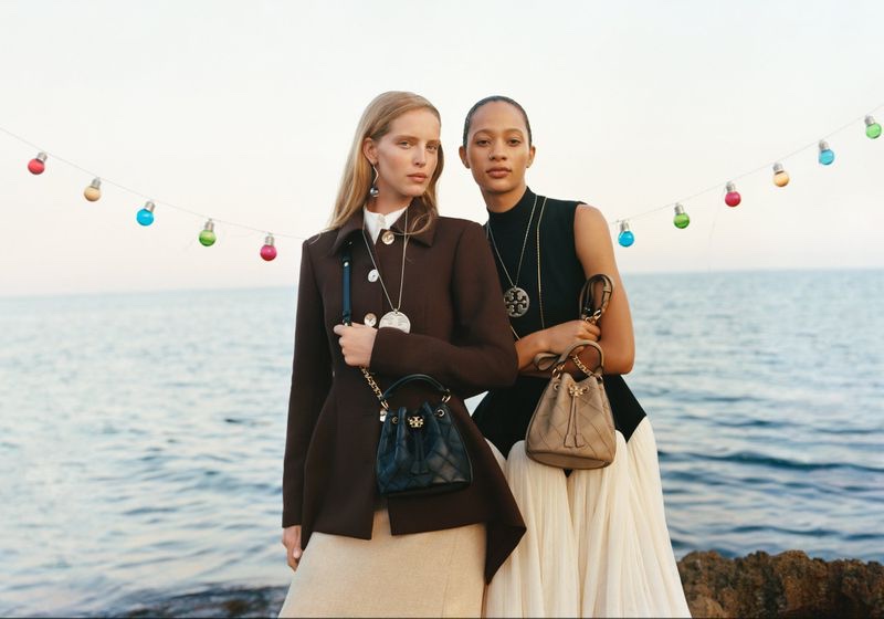 Selena & Abby Head to the South of France for Tory Burch Holiday 2022 Campaign