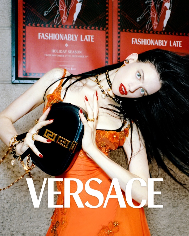 Versace Holiday 2022 Campaign Models