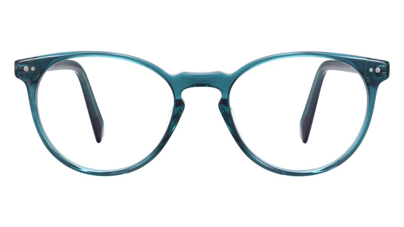 Warby Parker Blakeley Glasses in Peacock Green $95