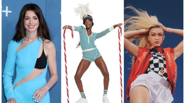 Week in Review: Anne Hathaway, Mayowa Nicholas for Victoria's Secret Holiday 2022, and Gigi Hadid for V Magazine.
