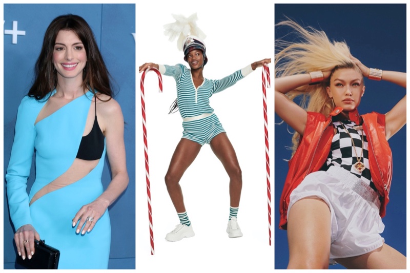 Week in Review: Anne Hathaway, Mayowa Nicholas for Victoria's Secret Holiday 2022, and Gigi Hadid for V Magazine.
