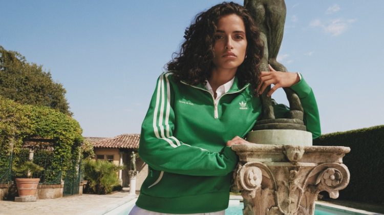 Chiara Scelsi Poses in adidas Originals x Sporty & Rich Collab