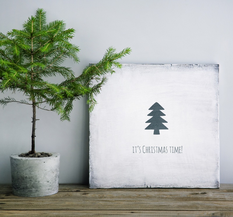 christmas canvas