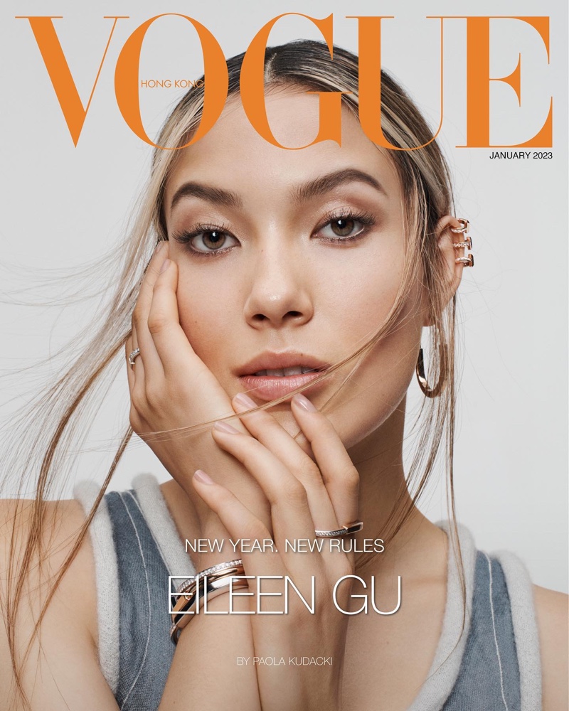 Eileen Gu Vogue Hong Kong January 2023 Cover