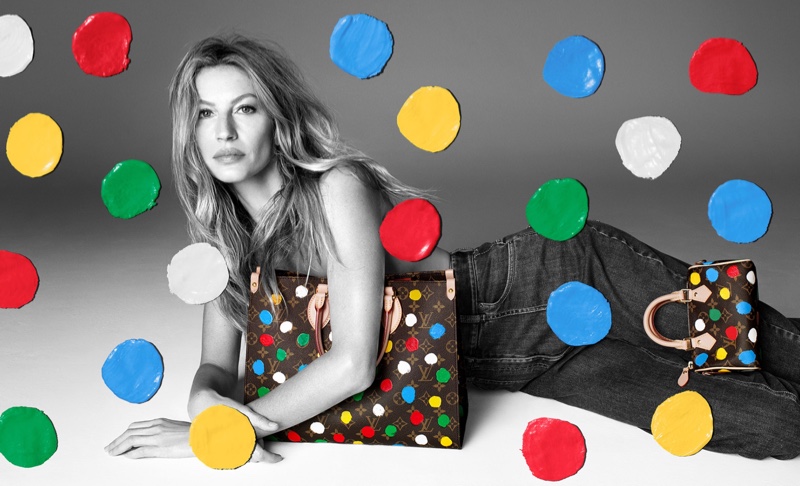 Gisele Bundchen Louis Vuitton Yayoi Kusama Campaign 2023