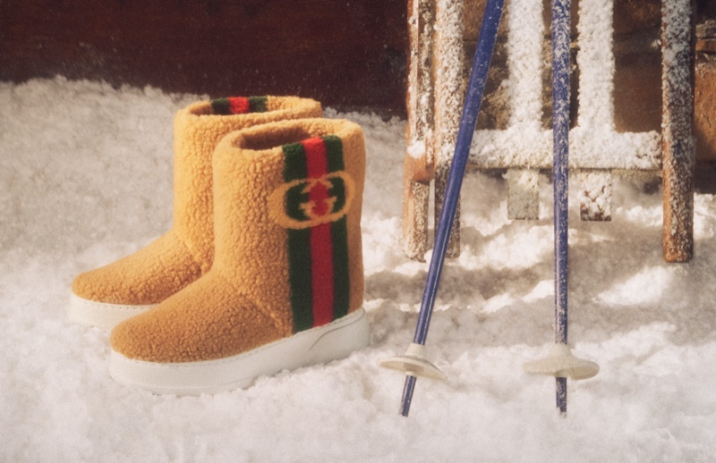 Snow boots take the spotlight in  Gucci Après-Ski 2022 collection.