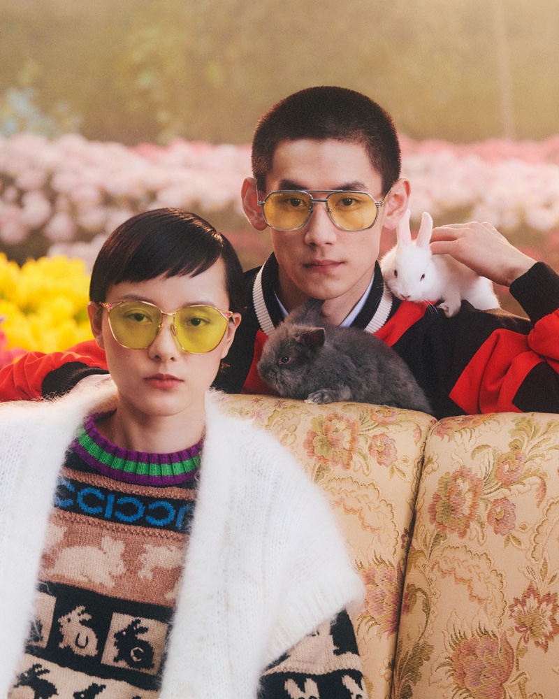 Eyewear from the Gucci Lunar New Year 2023 collection.