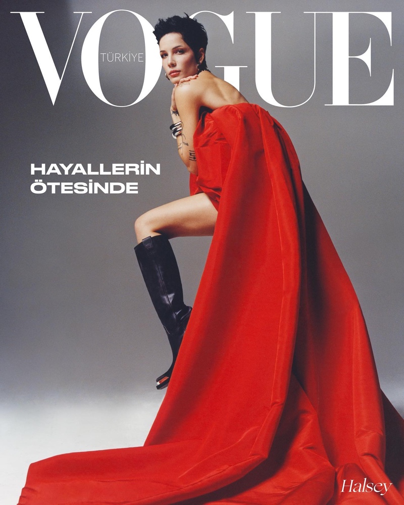 Halsey Vogue Turkey December 2022 Cover