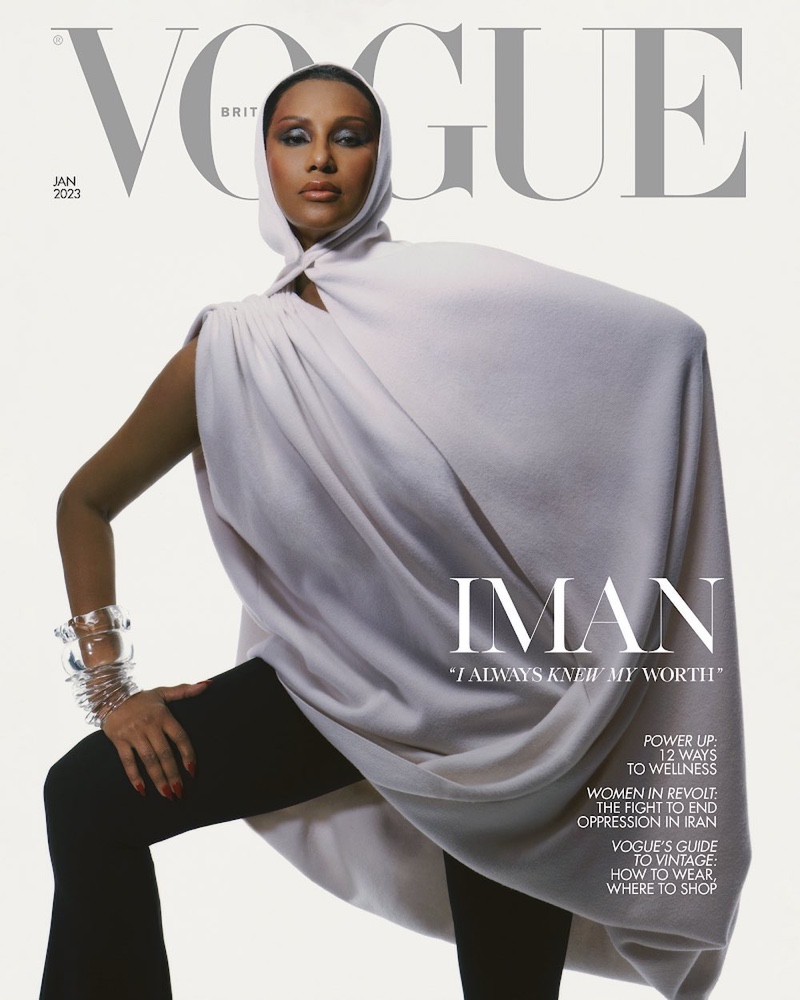 Iman Alaia Dress Vogue UK Cover