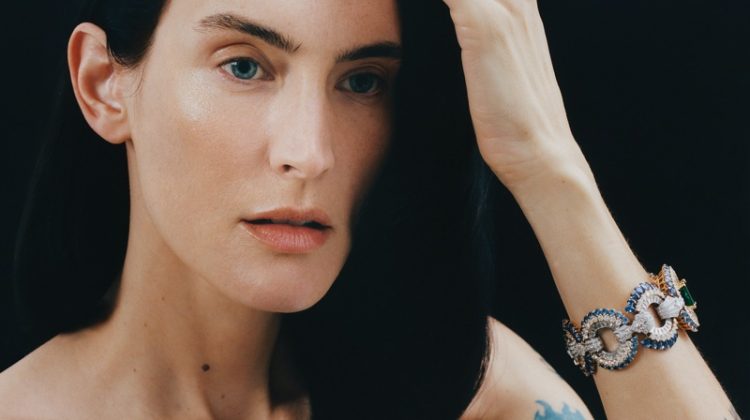 Jane Moseley Sparkles in High Jewelry for WSJ. Magazine